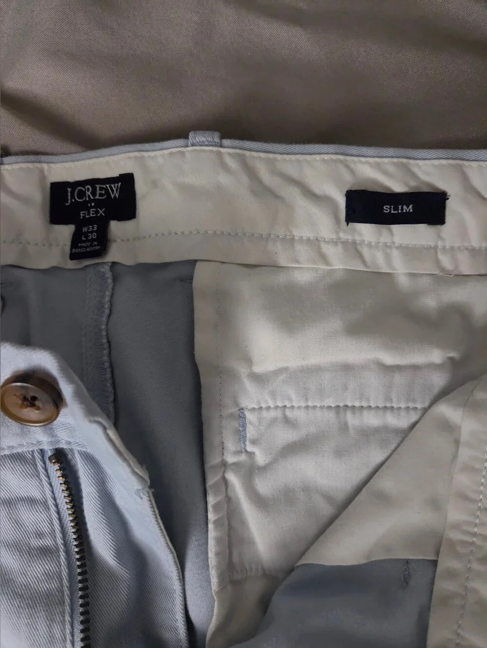 J. Crew Light Blue Slim Chino Pants